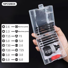 Load image into Gallery viewer, Multi-functional Ratchet Screwdriver Set 10 in 1 Screwdriver Bits Set with Magnetizer Cross Slot Screwdriver Tool for Household Repair
