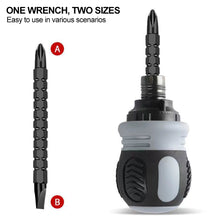 Load image into Gallery viewer, Multi-functional Ratchet Screwdriver Set 10 in 1 Screwdriver Bits Set with Magnetizer Cross Slot Screwdriver Tool for Household Repair
