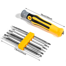 Load image into Gallery viewer, Multi-functional Screwdriver Set 6 in 1 Screwdriver Bits Set Cross Slot Screwdriver Tool for Household Repair
