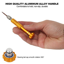 Load image into Gallery viewer, 5 in 1 Aluminum Alloy Screwdriver Set w/o Bearing Disassembly Screwdriver Slotted Cross Bits Phone Laptop Glasses Household Repair Tools
