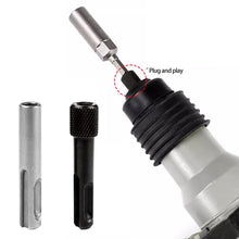 Load image into Gallery viewer, Hexagon Screwdriver Shank Adapter Drill Bit Quick Release Adapter 1/4 Inch Magnetic SDS Plus Adapter for Hammer Drill

