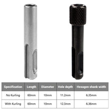 Load image into Gallery viewer, Hexagon Screwdriver Shank Adapter Drill Bit Quick Release Adapter 1/4 Inch Magnetic SDS Plus Adapter for Hammer Drill
