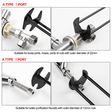 Load image into Gallery viewer, Multifunctional Faucet Wrench Sink Wrench Open-end Spanner Anti-slip Kitchen Sink Repair Tool Bathroom Washbasin Installation Tool

