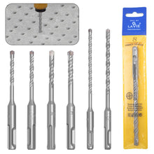 Load image into Gallery viewer, SDS Plus Drill Bit Concrete Cross Tips Bits 4 Cutters Ceramic Wall Brick Drilling Bits Electric Hammer Bits
