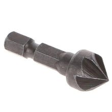 Load image into Gallery viewer, Countersink Drill Bits Hex Shank 90 Degree Reaming Bits for Woodworking Chamfer Cutter Carbon Steel Drill Bit

