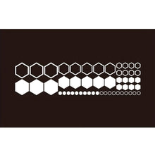 Load image into Gallery viewer, 52Pcs/Set Car Body Honeycomb Auto Vinyl Decals Large Small Combination Hexagonal Stickers DIY Decoration
