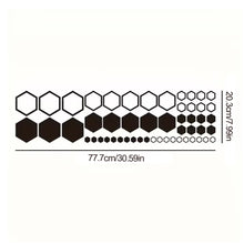 Load image into Gallery viewer, 52Pcs/Set Car Body Honeycomb Auto Vinyl Decals Large Small Combination Hexagonal Stickers DIY Decoration
