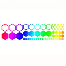 Load image into Gallery viewer, 52Pcs/Set Car Body Honeycomb Auto Vinyl Decals Large Small Combination Hexagonal Stickers DIY Decoration
