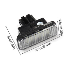 Load image into Gallery viewer, 1PC Car Canbus LED License Number Plate Light Assembly Replacement For Mercedes Benz C-Class S203 E-Class W211 S211 CLS-Class W219 SLK-Class R171
