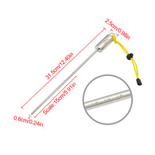Load image into Gallery viewer, 1PC 316 Stainless Steel Diving Bell Stick Underwater Detector Bar With Graduated Bottle Knocker Device With Hand Rope
