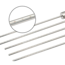 Load image into Gallery viewer, 1PC 316 Stainless Steel Diving Bell Stick Underwater Detector Bar With Graduated Bottle Knocker Device With Hand Rope
