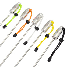 Load image into Gallery viewer, 1PC 316 Stainless Steel Diving Bell Stick Underwater Detector Bar With Graduated Bottle Knocker Device With Hand Rope
