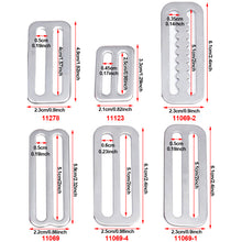 Load image into Gallery viewer, 1PC Multi-Size 304 Stainless Steel Outdoor Diving Webbing Buckle Diving Accessories Zigzag Belt Buckle Bag Adjustment Buckle
