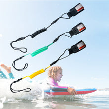 Load image into Gallery viewer, 1PC Outdoor Surfboard Safety TPU Strap Rope Water Ski Tow String Paddle Double Head Survival Rope
