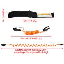 Load image into Gallery viewer, 1PC Outdoor Surfboard Safety TPU Strap Rope Water Ski Tow String Paddle Double Head Survival Rope
