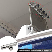 Load image into Gallery viewer, 1PC Marine Fishing Rod Holder Rotatable Pipe Pitch Boat Yacht 316 Stainless Steel Fishing Rod Support For Boats
