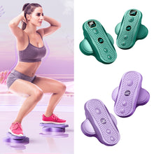 Load image into Gallery viewer, 1 Pair Split Twist Waist Tray Fitness Exercise Thin Waist Dancing Massage Double Pedal Turntable Portable Fat Reduction Machine
