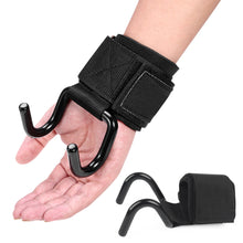 Load image into Gallery viewer, 1 PC Fitness Squat Lifting Pull-Up Wrist Hook Sports Equipment Strength Training Hard Pull Power Hook Pressure Booster Wrist Strap

