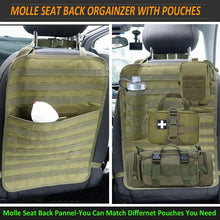 Load image into Gallery viewer, General Tactical MOLLE Car Seat Back Hanging Bag Multi-Purpose Car Storage Package Outdoor Accessories Storage Organizer
