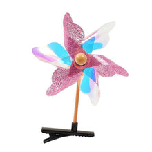 Load image into Gallery viewer, Sequin Pinwheel Hairpin Laser Effect Rotated Pinwheels Spring Hair Clip Hair Accessories Children Gift Funny Hair Barrette Decoration
