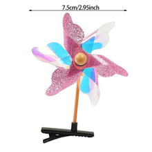 Load image into Gallery viewer, Sequin Pinwheel Hairpin Laser Effect Rotated Pinwheels Spring Hair Clip Hair Accessories Children Gift Funny Hair Barrette Decoration
