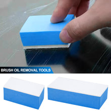 Load image into Gallery viewer, Car Glass Windshield Oil Film Cleaning Sponge Wiper Polishing Sponges Wool Felt Brush Oil Removal Tools
