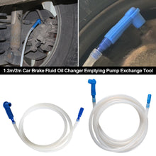 Load image into Gallery viewer, 1.2m/2m Car Brake Fluid Oil Changer Emptying Pump Exchange Tool Connector Oil Pumping Pipe Accesssories
