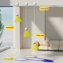 Load image into Gallery viewer, Portable Luminous Badminton Single Trainer Automatic Rebound Badminton Strength Training Trainer Fitness Partner
