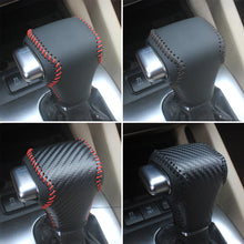 Load image into Gallery viewer, Car PU Leather Carbon Fiber Gear Shift Knob Cover Handball Trim For Volkswagen Sagitar 06-11 Golf 6 10-11 Lavida 08-12 Bora 08-12 Polo 06-10 Tiguan 06-10 Accessories
