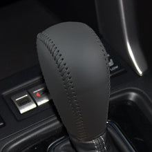 Load image into Gallery viewer, Car PU Leather Carbon Fiber Gear Shift Knob Cover Handball Trim For Subaru Forester 13-18 CROSSTREK 13-14 Subaru XV 12-17 Subaru LEVORG 14-16

