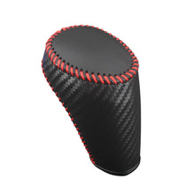 Load image into Gallery viewer, Car PU Leather Carbon Fiber Gear Shift Knob Handball Trim Cover Accessories For Chevrolet Chevy Malibu XL 16-20 Equinox 17-19 Cruz 17-18
