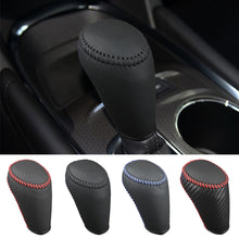 Load image into Gallery viewer, Car PU Leather Carbon Fiber Gear Shift Knob Handball Trim Cover Accessories For Chevrolet Chevy Malibu XL 16-20 Equinox 17-19 Cruz 17-18
