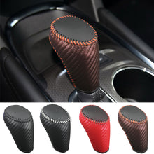 Load image into Gallery viewer, Car PU Leather Carbon Fiber Gear Shift Knob Handball Trim Cover Accessories For Chevrolet Chevy Malibu XL 16-20 Equinox 17-19 Cruz 17-18

