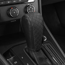 Load image into Gallery viewer, PU Leather Car Shift Handle Cover Non-Slip Shift Knob Decoration Protective Cover Interior Accessories
