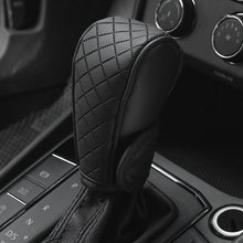 Load image into Gallery viewer, PU Leather Car Shift Handle Cover Non-Slip Shift Knob Decoration Protective Cover Interior Accessories
