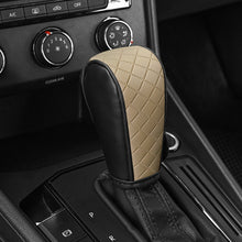 Load image into Gallery viewer, PU Leather Car Shift Handle Cover Non-Slip Shift Knob Decoration Protective Cover Interior Accessories
