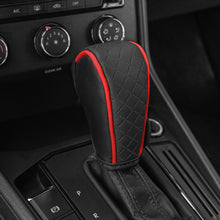 Load image into Gallery viewer, PU Leather Car Shift Handle Cover Non-Slip Shift Knob Decoration Protective Cover Interior Accessories
