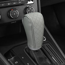 Load image into Gallery viewer, PU Leather Car Shift Handle Cover Non-Slip Shift Knob Decoration Protective Cover Interior Accessories
