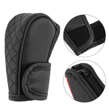 Load image into Gallery viewer, PU Leather Car Shift Handle Cover Non-Slip Shift Knob Decoration Protective Cover Interior Accessories
