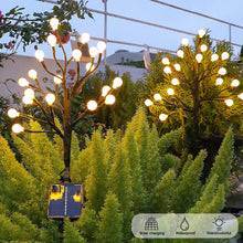 Load image into Gallery viewer, Solar Flower Lamp Outdoor Garden Cherry Blossom Fairy Decoration Lighting Waterproof Lawn Light Yard Landscape Light
