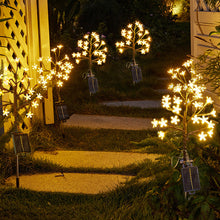 Load image into Gallery viewer, Solar Flower Lamp Outdoor Garden Cherry Blossom Fairy Decoration Lighting Waterproof Lawn Light Yard Landscape Light
