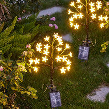 Load image into Gallery viewer, Solar Flower Lamp Outdoor Garden Cherry Blossom Fairy Decoration Lighting Waterproof Lawn Light Yard Landscape Light
