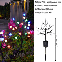 Load image into Gallery viewer, Solar Flower Lamp Outdoor Garden Cherry Blossom Fairy Decoration Lighting Waterproof Lawn Light Yard Landscape Light
