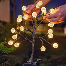 Load image into Gallery viewer, Solar Flower Lamp Outdoor Garden Cherry Blossom Fairy Decoration Lighting Waterproof Lawn Light Yard Landscape Light
