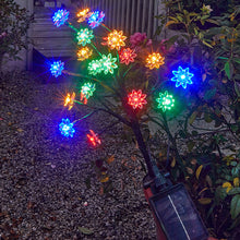 Load image into Gallery viewer, Solar Flower Lamp Outdoor Garden Cherry Blossom Fairy Decoration Lighting Waterproof Lawn Light Yard Landscape Light
