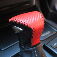 Load image into Gallery viewer, Car PU Leather Carbon Fiber Gear Shift Knob Cover Handball Trim For Lexus ES200 300h UX260 2018-2022 Accessories
