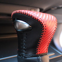 Load image into Gallery viewer, Car PU Leather Carbon Fiber Gear Shift Knob Cover Handball Trim For Lexus ES200 300h UX260 2018-2022 Accessories
