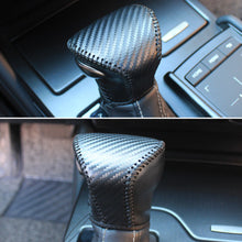 Load image into Gallery viewer, Car PU Leather Carbon Fiber Gear Shift Knob Cover Handball Trim For Lexus ES200 300h UX260 2018-2022 Accessories
