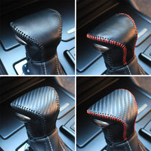 Load image into Gallery viewer, Car PU Leather Carbon Fiber Gear Shift Knob Cover Handball Trim For Lexus ES200 300h UX260 2018-2022 Accessories
