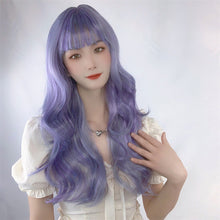 Load image into Gallery viewer, Fashion Wig Women's Long Hair Natural Full Head Set Long Curly Hair Big Wave Simulation Wig Set
